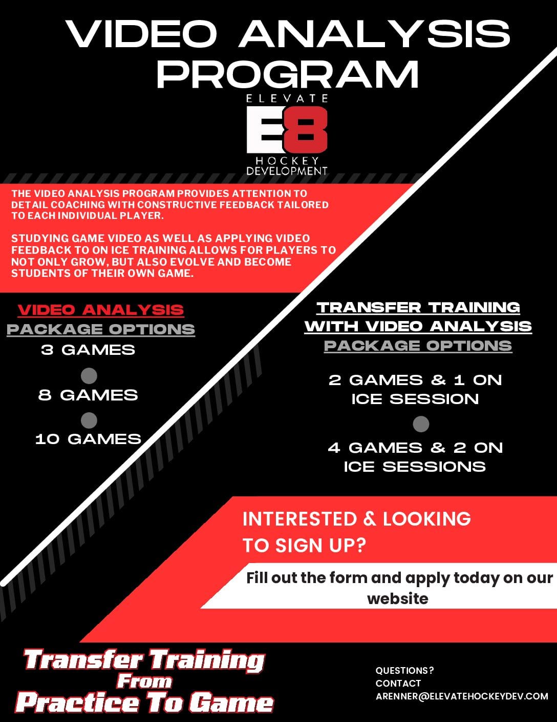 Website Video Analysis Flyer